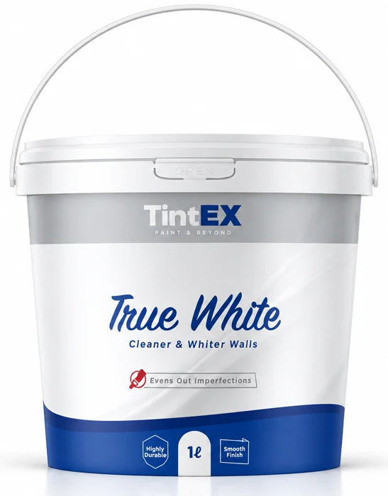 TintEX True White paint bucket