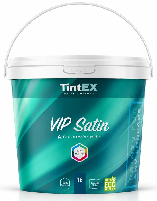 TintEX VIP Satin paint bucket